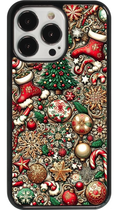 iPhone 13 Pro Case Hülle - Weihnachten 2023 Mikromuster