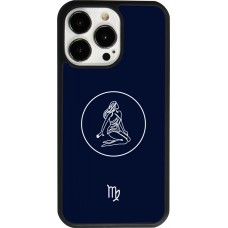 iPhone 13 Pro Case Hülle - Silikon schwarz Astrologie Jungfrau