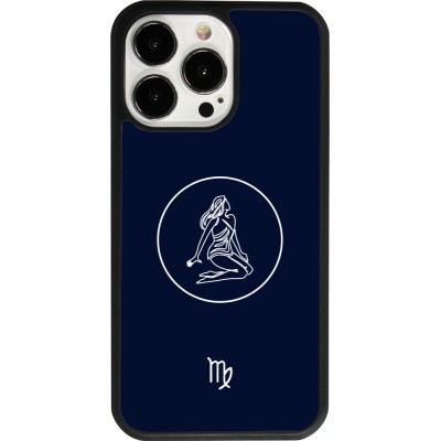 iPhone 13 Pro Case Hülle - Silikon schwarz Astrologie Jungfrau