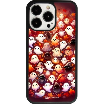 iPhone 13 Pro Case Hülle - Silikon schwarz Gespenster Herbst niedlich