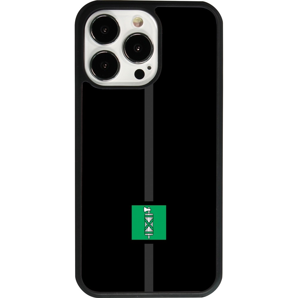 Coque iPhone 13 Pro - Silicone rigide noir Canton SG noir