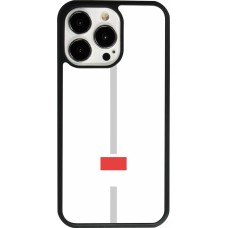 iPhone 13 Pro Case Hülle - Silikon schwarz Kanton SO weiss