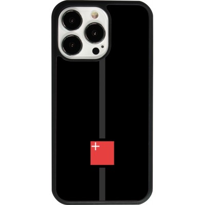 iPhone 13 Pro Case Hülle - Silikon schwarz Kanton SZ schwarz