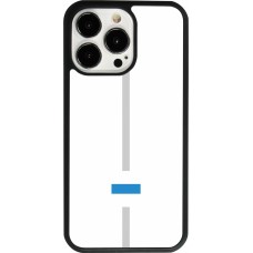 Coque iPhone 13 Pro - Silicone rigide noir Canton ZG blanc