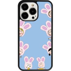 Coque iPhone 13 Pro - Silicone rigide noir Easter 2026 Snoopy