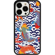 iPhone 13 Pro Case Hülle - Silikon schwarz Easter 2023 japanese fish