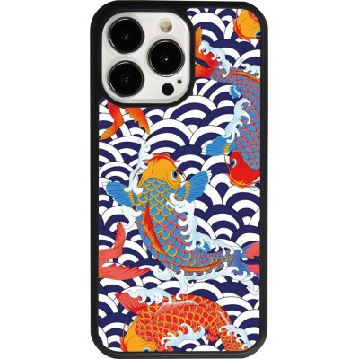 iPhone 13 Pro Case Hülle - Silikon schwarz Easter 2023 japanese fish