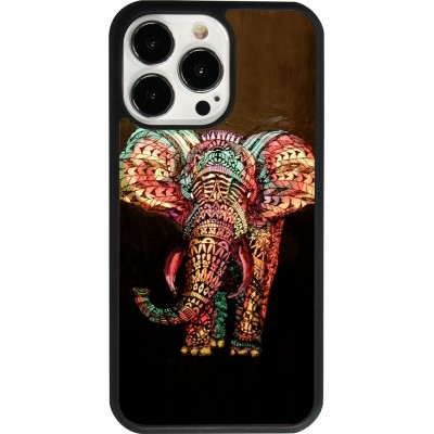 iPhone 13 Pro Case Hülle - Silikon schwarz Elephant 02