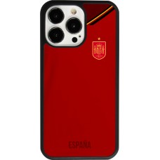 iPhone 13 Pro Case Hülle - Silikon schwarz Spanien 2022 personalisierbares Fußballtrikot