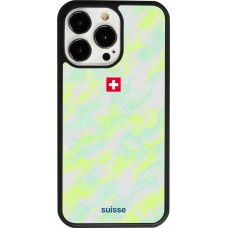 iPhone 13 Pro Case Hülle - Silikon schwarz Schweiz Away 2026 personalisierbares Fussballtrikot