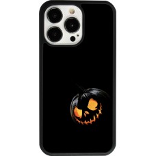 iPhone 13 Pro Case Hülle - Silikon schwarz Halloween 2023 discreet pumpkin