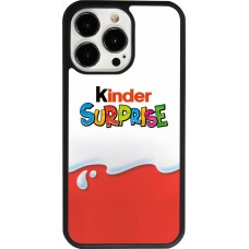 iPhone 13 Pro Case Hülle - Silikon schwarz Kinder Surprise