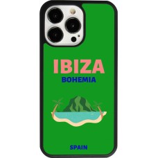 Coque iPhone 13 Pro - Silicone rigide noir Pop Summer Destination Ibiza