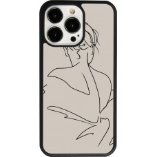 Coque iPhone 13 Pro - Silicone rigide noir Salnikova 05