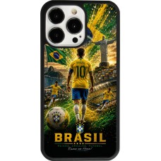 iPhone 13 Pro Case Hülle - Silikon schwarz Fussball Brasilien splash 2026
