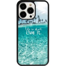Coque iPhone 13 Pro - Silicone rigide noir Summer 18 24