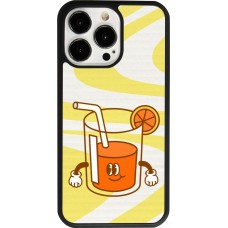 iPhone 13 Pro Case Hülle - Silikon schwarz Summer drink 2026