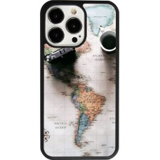 Coque iPhone 13 Pro - Silicone rigide noir Travel 01