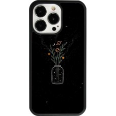 Coque iPhone 13 Pro - Silicone rigide noir Vase black
