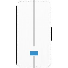 Coque iPhone 13 Pro - Wallet noir Canton LU blanc