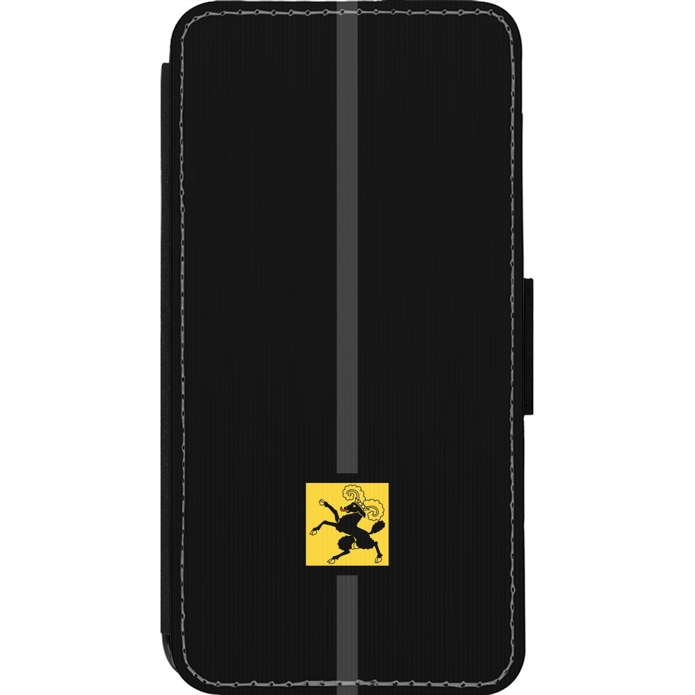 iPhone 13 Pro Case Hülle - Wallet schwarz Kanton SH schwarz