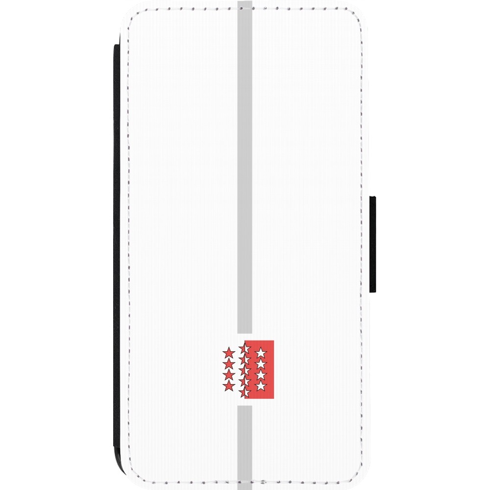iPhone 13 Pro Case Hülle - Wallet schwarz Kanton VS weiss