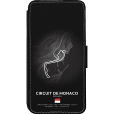 Coque iPhone 13 Pro - Wallet noir F1 Track 2025 Monaco