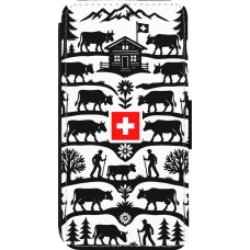 iPhone 13 Pro Case Hülle - Wallet schwarz Poya Schweiz 3