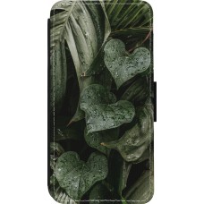Coque iPhone 13 Pro - Wallet noir Spring 23 fresh plants
