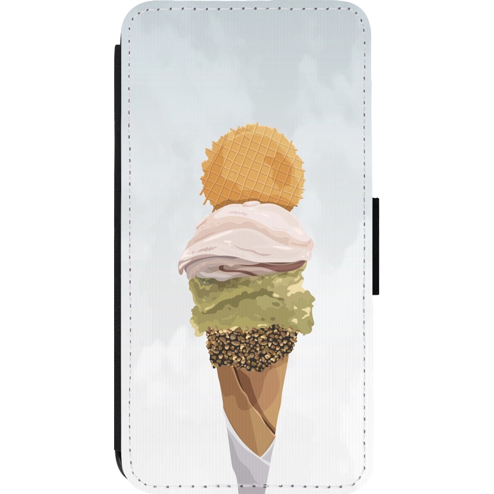 iPhone 13 Pro Case Hülle - Wallet schwarz Summer 2025 Cornet