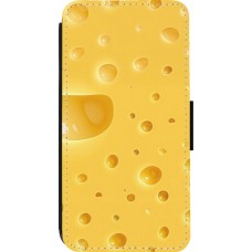 iPhone 13 Pro Case Hülle - Wallet schwarz  Nationalfeiertag Schweiz Cheese