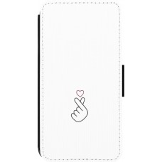 iPhone 13 Pro Case Hülle - Wallet schwarz Valentine 2024 heart by Millennials
