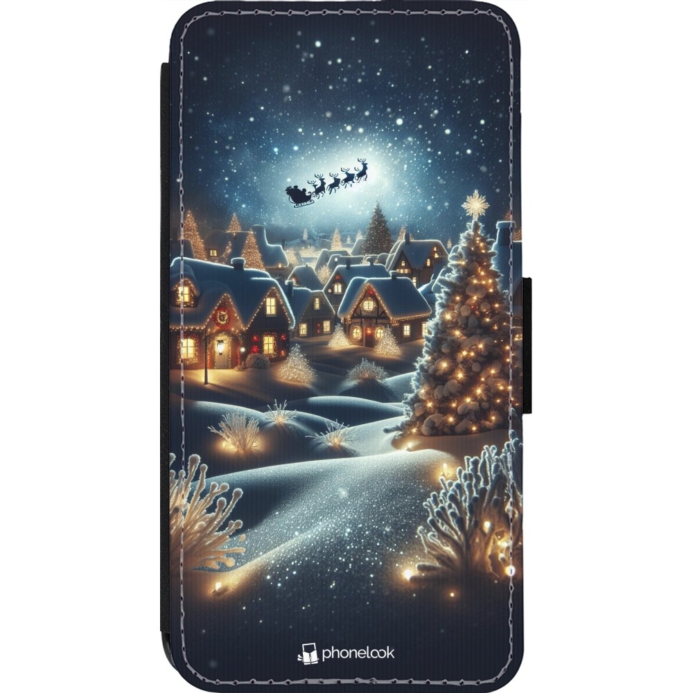 iPhone 13 Pro Case Hülle - Wallet schwarz Weihnachten 2023 Weihnachten steht vor der Tür
