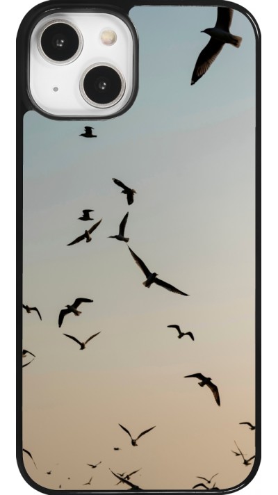 Coque iPhone 14 - Autumn 22 flying birds shadow