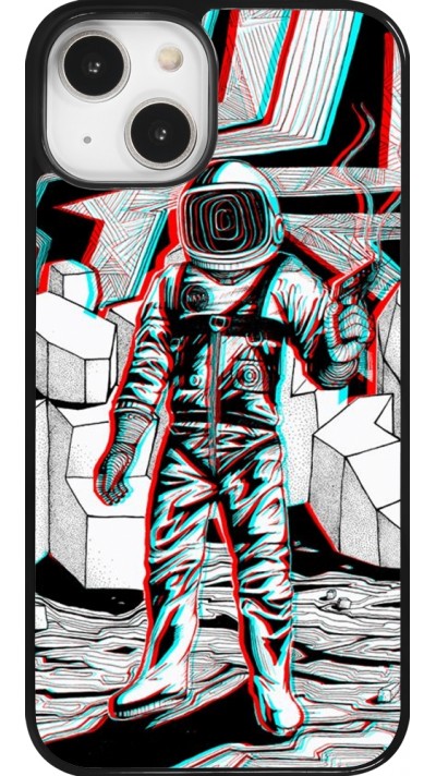 Coque iPhone 14 - Anaglyph Astronaut