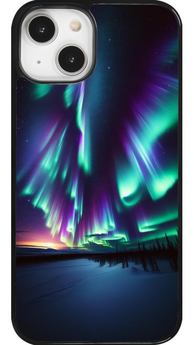 iPhone 14 Case Hülle - Funkelndes Nordlicht