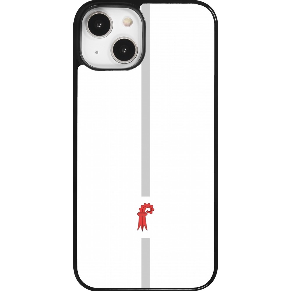 iPhone 14 Case Hülle - Kanton BL weiss
