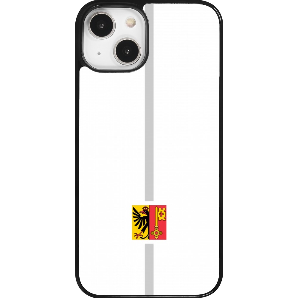 iPhone 14 Case Hülle - Kanton GE weiss