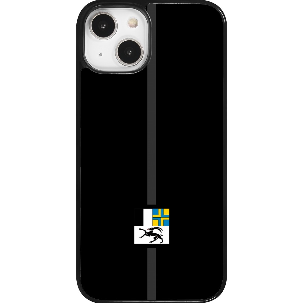 iPhone 14 Case Hülle - Kanton GR schwarz