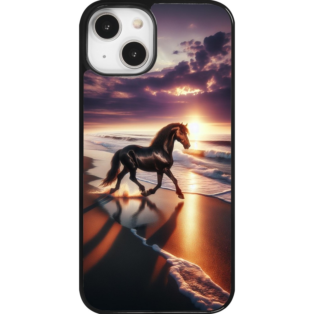 iPhone 14 Case Hülle - Pferd majestätisch Strand