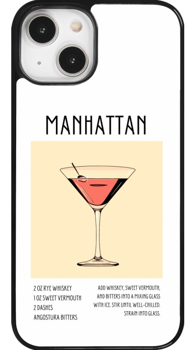 Coque iPhone 14 - Cocktail recette Manhattan