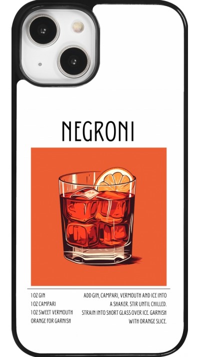 Coque iPhone 14 - Cocktail recette Negroni