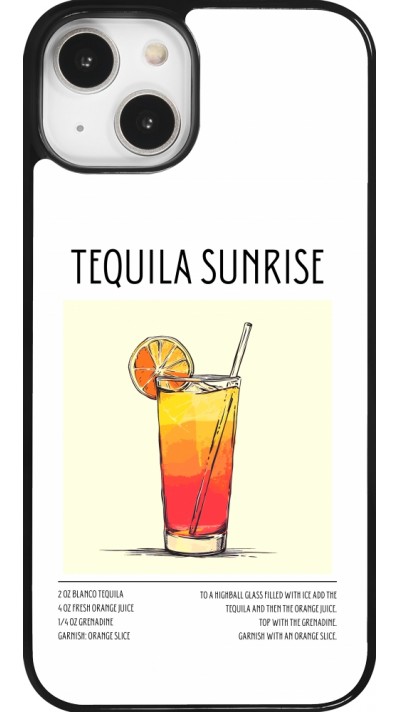 Coque iPhone 14 - Cocktail recette Tequila Sunrise