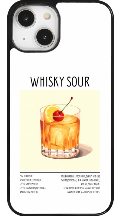 Coque iPhone 14 - Cocktail recette Whisky Sour
