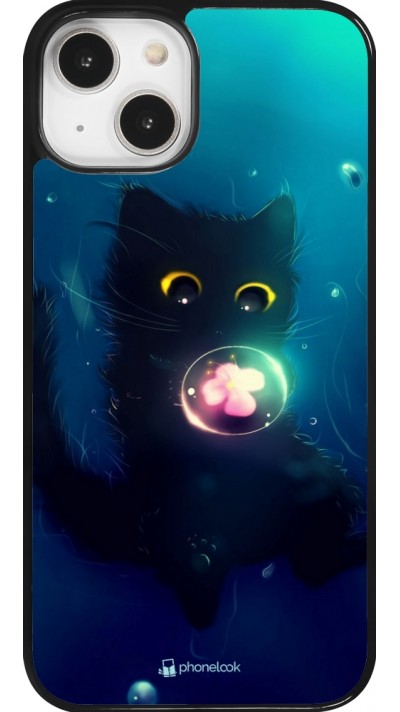 Coque iPhone 14 - Cute Cat Bubble