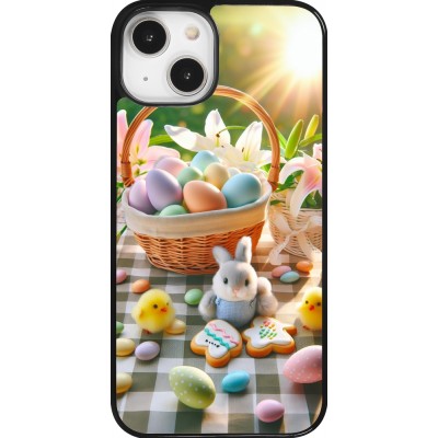 Coque iPhone 14 - Easter 2025 Panier Pâques
