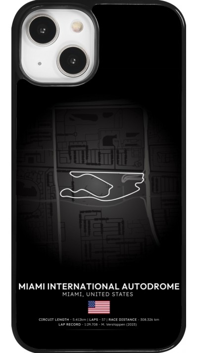 Coque iPhone 14 - F1 Track 2025 Miami
