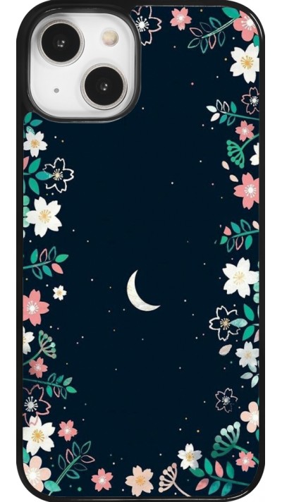 Coque iPhone 14 - Flowers space