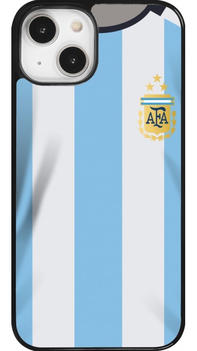 Coque iPhone 14 - Maillot de football Argentine 2022 personnalisable