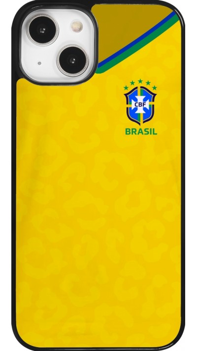 Coque iPhone 14 - Maillot de football Brésil 2022 personnalisable